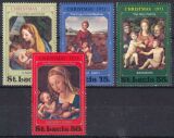 St. Lucia 1973  Weihnachten: Gemälde