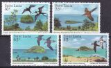 St. Lucia 1985  Naturschutz: Vögel