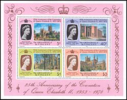 St. Vincent 1978  25. Jahrestag der Krönung von Königin Elisabeth II.