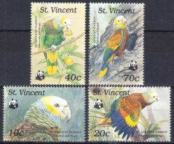 St. Vincent 1989  Weltweiter Naturschutz WWF: Königsamazone