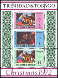 Trinidad & Tobago 1972  Weihnachten: Gemälde