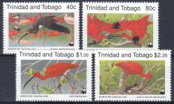 Trinidad & Tobago 1990  Weltweiter Naturschutz WWF: Rotsichler