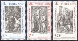 Turks & Caicos Inseln 1970  Ostern: Kupferstiche von Albrecht Dürer
