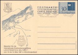 1976  Antwortkarte mit Zudruck