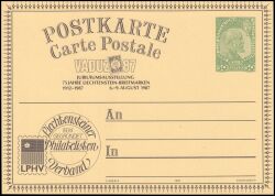 1987  Fürst Johann II. mit Zudruck