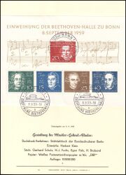 1959  Einweihung der Beethhovenhalle in Bonn