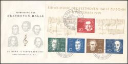 1959  Einweihung der Beethhovenhalle in Bonn