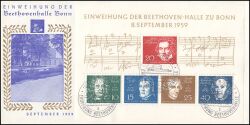 1959  Einweihung der Beethhovenhalle in Bonn