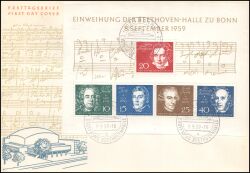 1959  Einweihung der Beethhovenhalle in Bonn