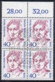 1987  Freimarken: Frauen der deutschen Geschichte