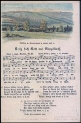 Gr dich Gott mei Erzgebirch von 1903