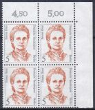 1989  Freimarken: Frauen der deutschen Geschichte