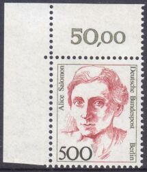 1989  Freimarke: Frauen der deutschen Geschichte