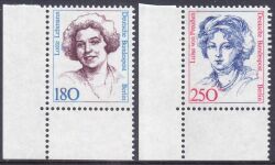 1989  Freimarken: Frauen der deutschen Geschichte