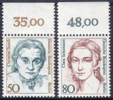 1986  Freimarken: Frauen der deutschen Geschichte
