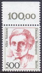 1989  Freimarke: Frauen der deutschen Geschichte
