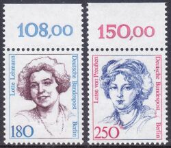 1989  Freimarken: Frauen der deutschen Geschichte