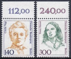 1989  Freimarken: Frauen der deutschen Geschichte