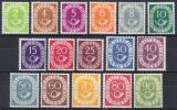 1951  Freimarken: Posthorn im kompl. Satz