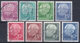 1954  Freimarken: Theodor Heuss - lumogen