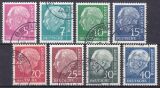 1954  Freimarken: Theodor Heuss - lumogen