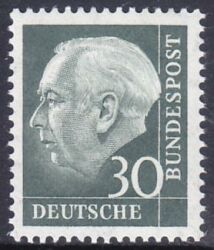 1956  Freimarke: Bundespräsident Theodor Heuss