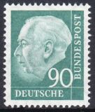 1956  Freimarke: Bundespräsident Theodor Heuss