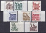 1964  Freimarken: Deutsche Bauwerke aus Bogen