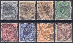 1889  Freimarken: Wertziffer und Krone