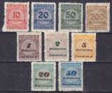 1923  Freimarken: Wertangabe im Kreis