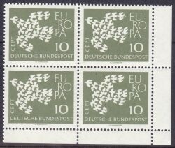 1961  Europa mit Plattenfehler