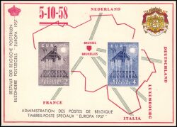 1958  Europa - Gedenkblatt