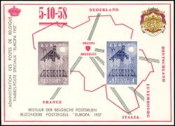 1958  Europa - Gedenkblatt