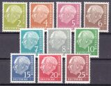 1954  Freimarken: Bundespräsident Theodor Heuss