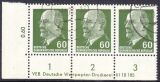 1964  Freimarke: Walter Ulbricht mit Druckvermerk